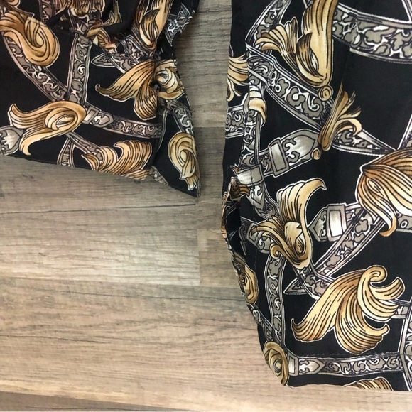 Vintage Givenchy Silk 90s Demure Blouse Size 16W - Picture 7 of 12